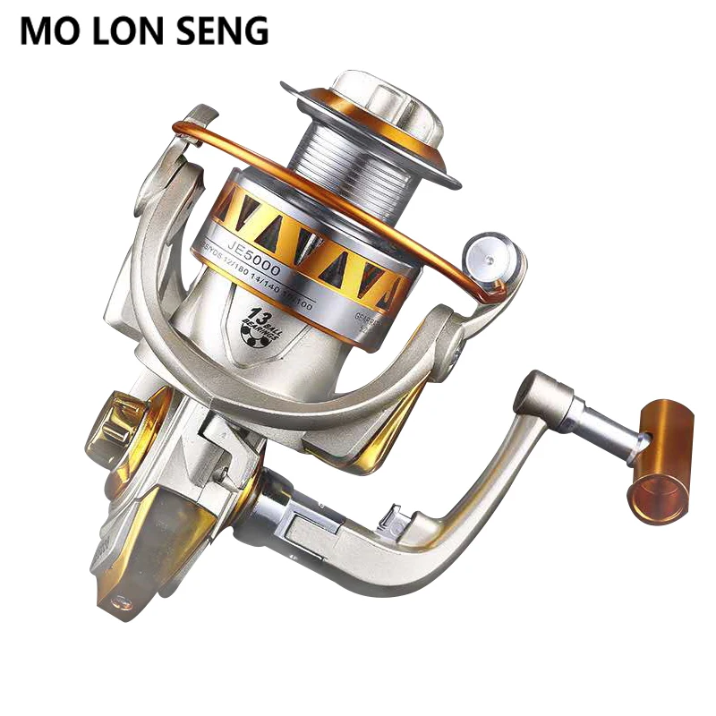

Spinning Reel 13BB High Speed 5.2:1 Fishing Reel for Fishing Carp Left and Right Exchangeable Spinning Wheel 2000-7000 Series