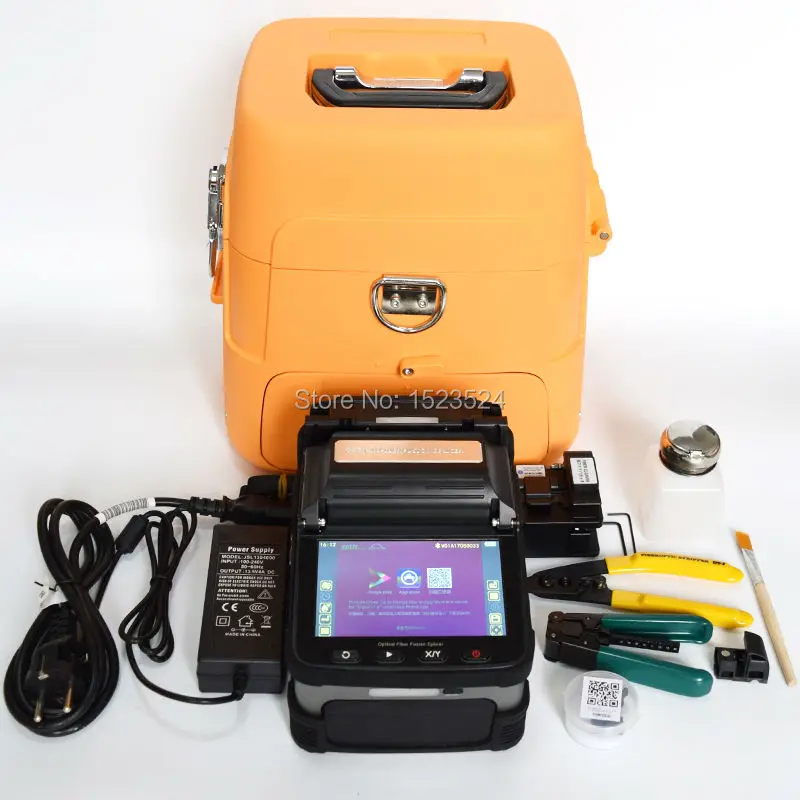 bilder für SM & MM Automatische FTTH Fiber Optic Setzmaschine Optical Fiber Fusion Splicer bilder für SM & MM Automatische FTTH Fiber Optic Setzmaschine Optical Fiber Fusion Splicer
