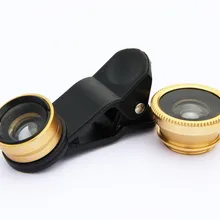 GULYNN рыбий глаз+ широкоугольный+ микро объектив камера для iphone 8X7 для huawei mate 10 для LG 3 в 1 Универсальный объектив для мобильного телефона