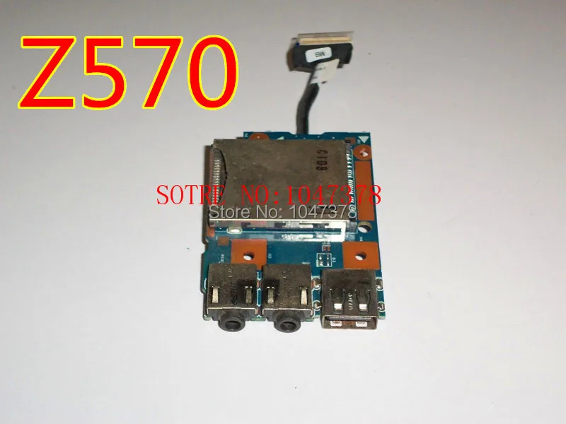 

Wholesal board for Lenovo IdeaPad Z570 Audio Jack and USB Board wCable 55.4PA02.011