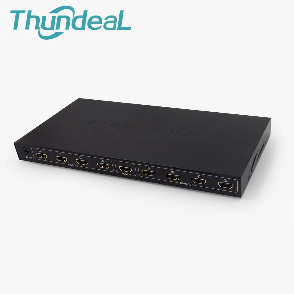 HDMI сплиттер Full HD 1080 P 2 к * 4 видео 1X2 1X4 1x8 1 в 2/4/8 выход двойной дисплей для проектора с
