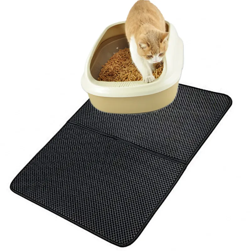Cat Litter Trapper Mat Folding Waterproof Sifting Pad Protect