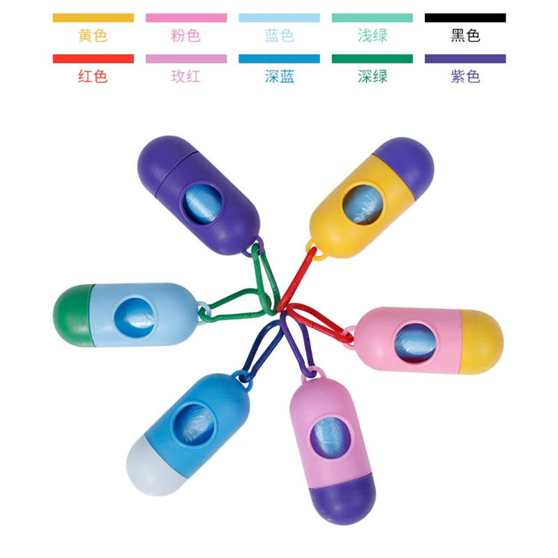11*5*5 см большие ПИЛЮЛЬКА Форма корм для питомцев, собаки мешок диспенсер отходов мусорные мешки держатель собака отходов Корма для промо-акций
