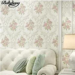 Beibehang простой обои нетканые спальня полный пол чистый цвет модные теплые гостиная обои фоне стены