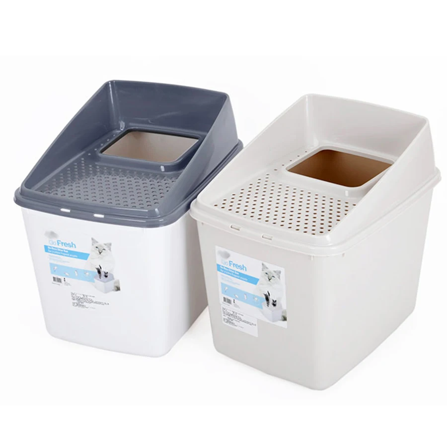 

Closed Cat Litter Box Filter Large Pet Toilet Tray Rabbit Toilet Training Cat Kit Inodoro Gato Arenero Scoop Free Bedpan 30MC11
