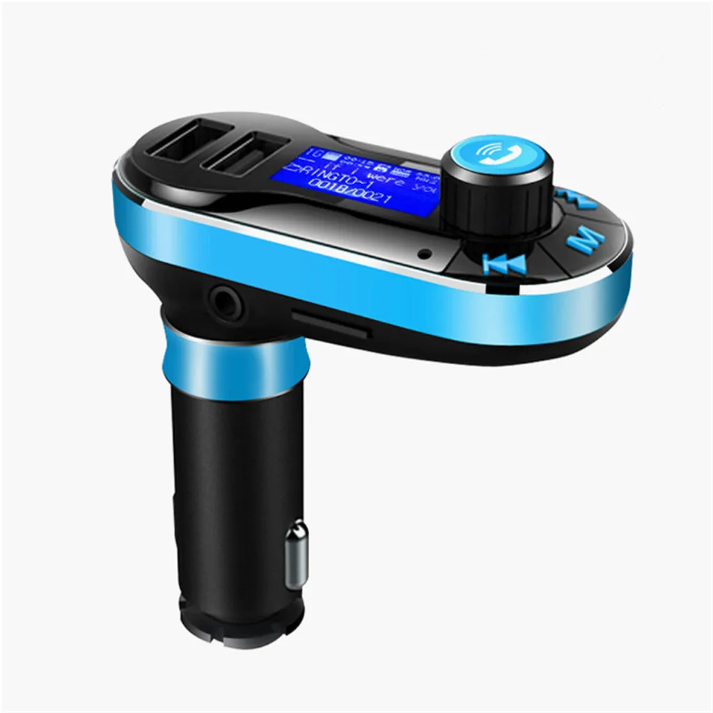 

Wireless Bluetooth FM Transmitter Modulator Car U Disk Mp3 Bluetooth Player Mp3 Card Fm Transmitter Dual USB port, AUX