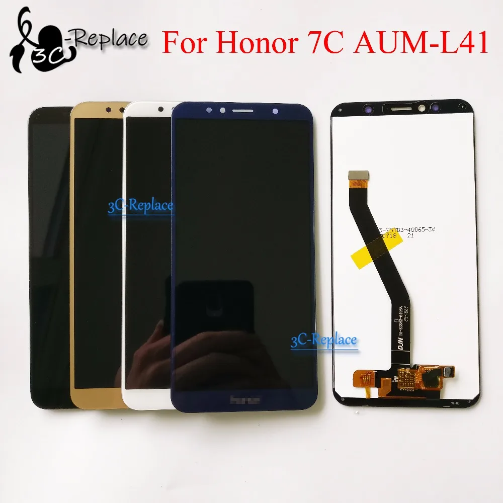 2018 New 5.7 inch for Huawei Honor 7C Aum L41 LCD Display Touch Screen ...