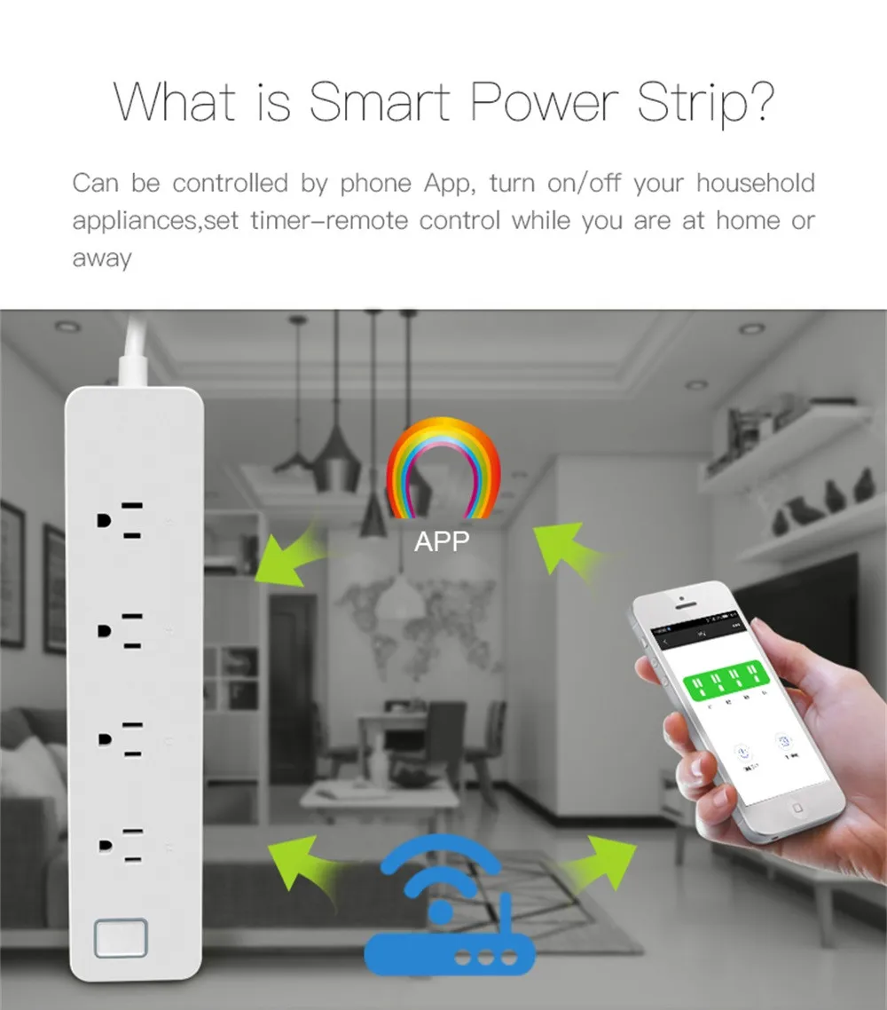 HIPERDEAL SWB1US WiFi Разъем питания переключатель для Amazon умный дом приложение