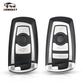 

Dandkey 10pcs Replacement 3/4 Button Smart Car Remote Key Shell For BMW 1 3 5 7 F Series CAS4 System Vehichle Key Case Fob Cover