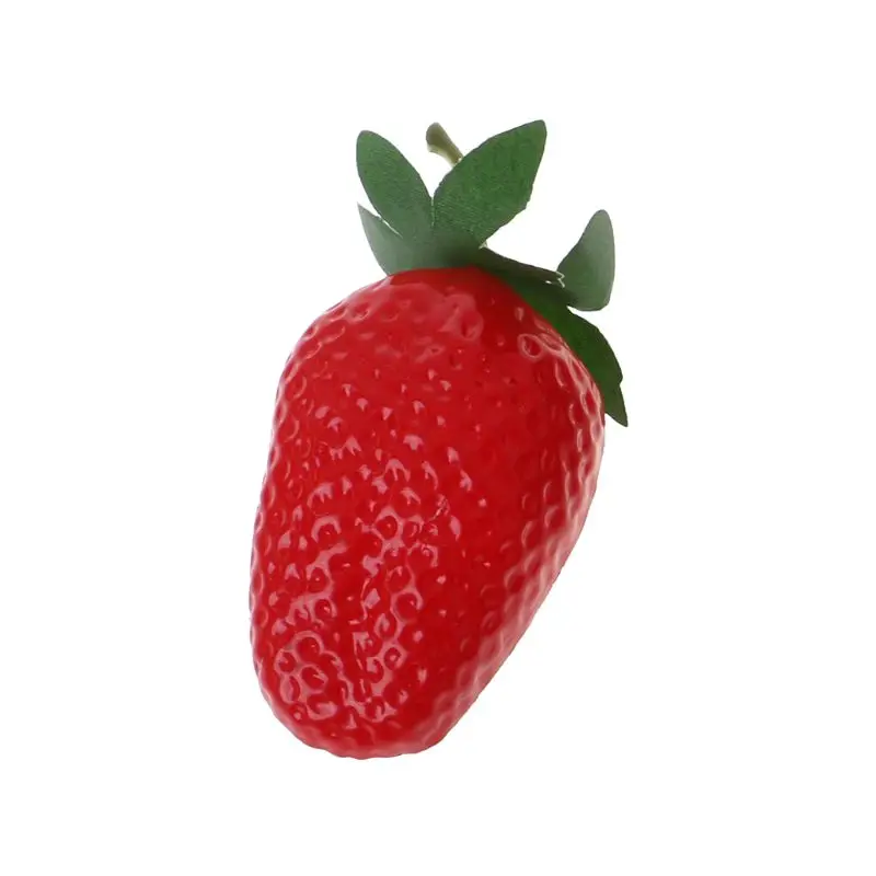 

Lifelike Artificial Simulation Strawberry Fake Display Fruit Model House Kitchen Party Decorative