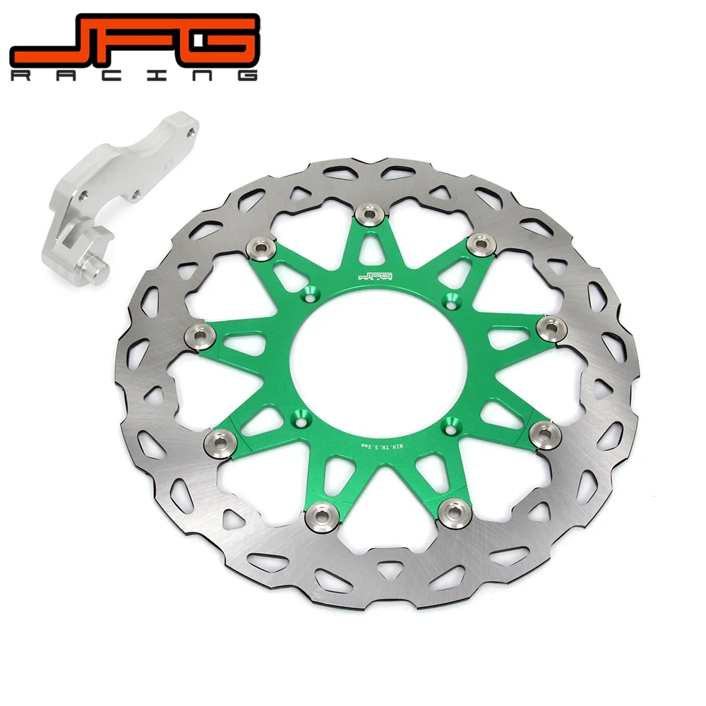 Motorcycle 320MM Flaoting Brake Disc With Bracket For KAWASAKI KX KXF