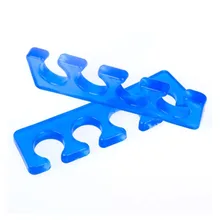 1 Pair High Quality Soft Silicone Nail Art Toe Separators Straightening Finger Feet Care Separator Nail Tools Z3