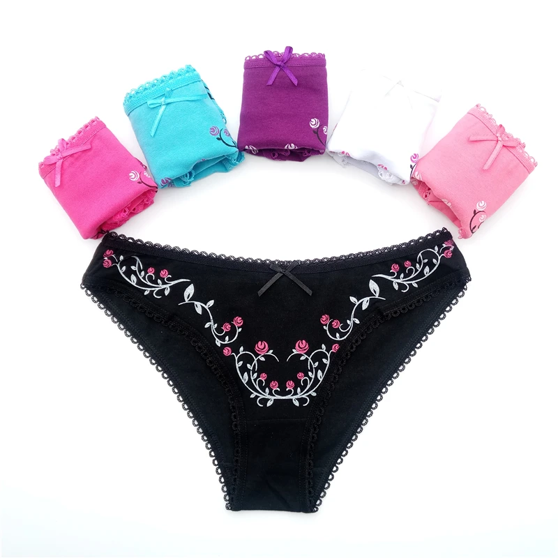 Wholesale Lot 12 pcs Women Underwear Cotton Sexy Panties Butterfly