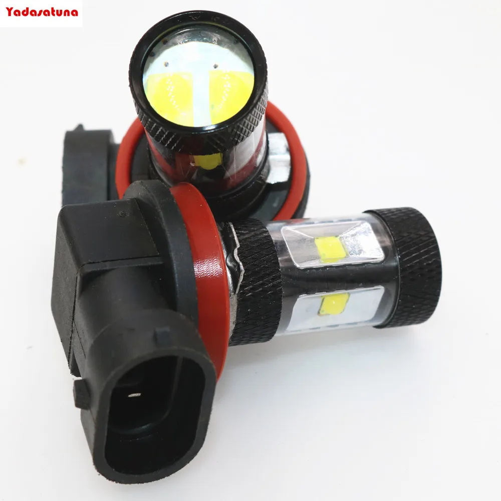 

2* H11 Car bulbs Cree LED Chips High Power 30W Car DRL Daytime Running Light Fog Lamp Source parking H8 H9 12V 6000K White