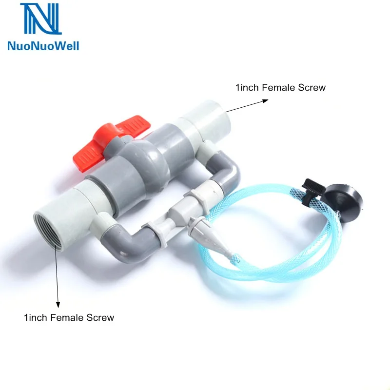 

NuoNuoWell 1 inch Female Thread Irrigation Venturi Fertilizer Injectors Kit Agriculture Garden Supplies Drip Irrigation