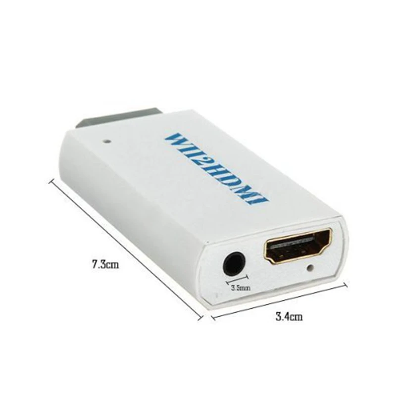 For Wii to HDMI Wii 2HDMI Adapter Converter HD 1080P Output Upscaling 3.5mm Audio Video Output Support Wii Display to HDMI 1080P For Wii to HDMI Wii 2HDMI Adapter Converter HD 1080P Output Upscaling 3.5mm Audio Video Output Support Wii Display to HDMI 1080P