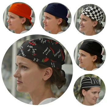 

High quality Wholesale Top Chef Pirate Hat Waiter Hats Hotel Restaurant Canteen Bakery Kitchen Work Wear Master Cook Forward Cap