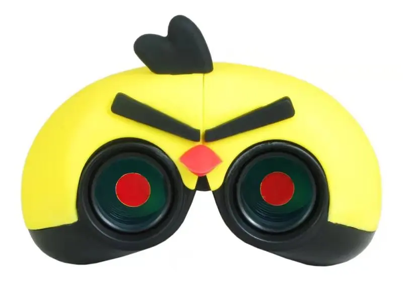 

GY Angry Bird Folding Binoculars for Kid Adults Bird Watching Clear Weak Light Vision Waterproof Telescope for Hunting Traveling