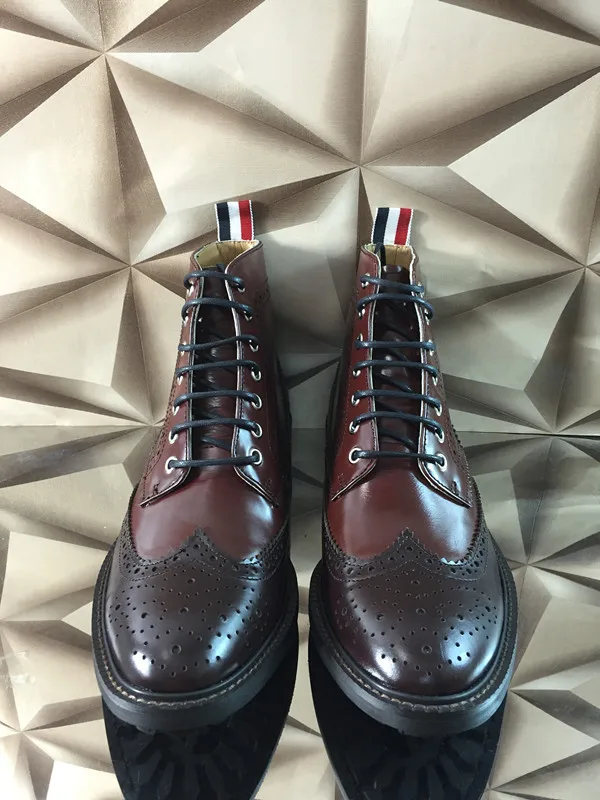 

High quality full grain leather round toe shoes, ankle boots for autumn and spring,Couple models,Mixed colors,size35-46 in EU