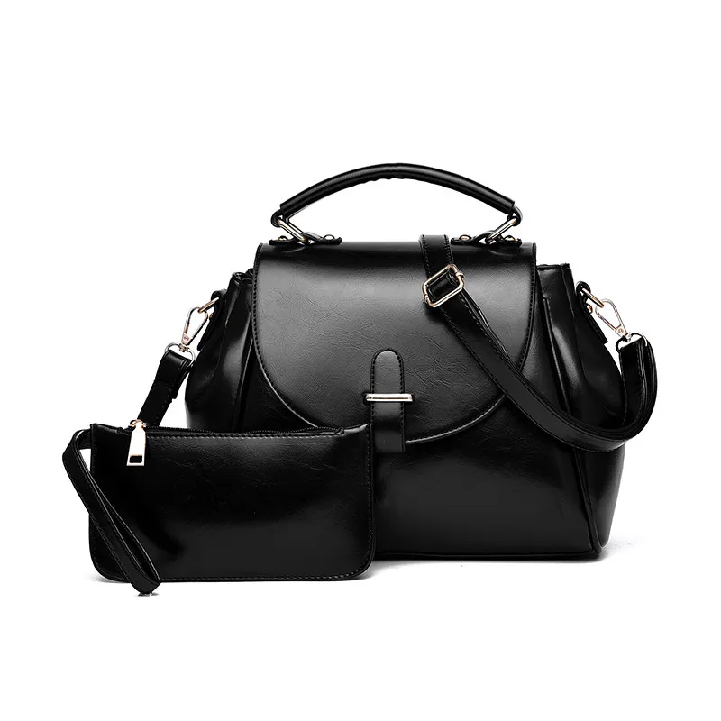 Composite Bag Fashion Bucket Bag Women Trendy Ladylike PU Leather font b Handbag b font Elegant