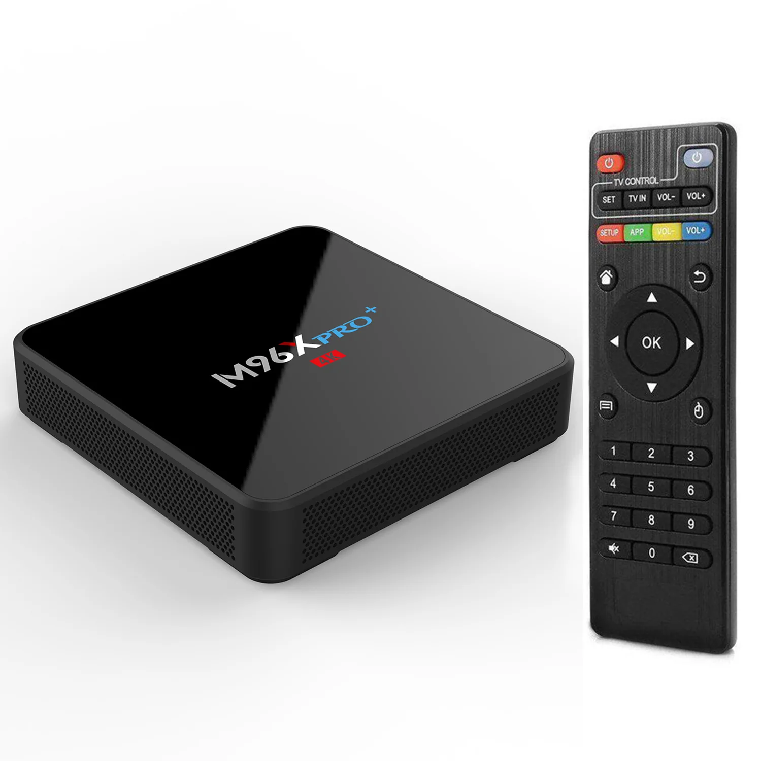 Smart TV BOX Android 7 1 2 Гб ОЗУ 16 ПЗУ Amlogic S905W четырехъядерный медиаплеер Dual WIFI BT4.0 4K HD M96X Pro