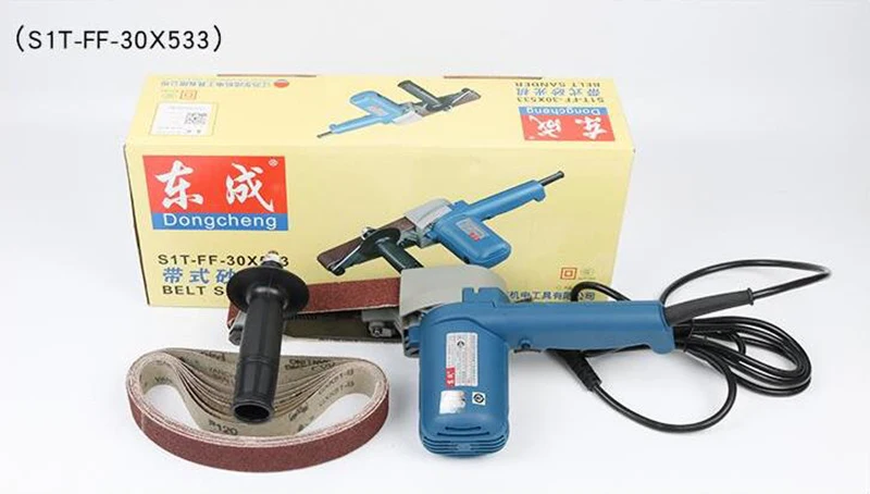

220V Belt Sander 550W Variable Speed Woodworking Sandpaper Grinder 30*533mm Y
