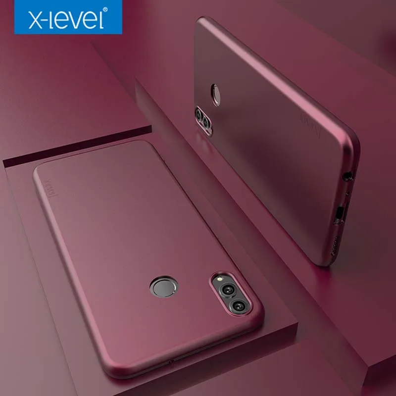 

For Huawei Honor V20 8X Case X-Level Slim Soft TPU Silicone Ultra Thin Matte Touch Protective Back Cover For Honor 8X Max case