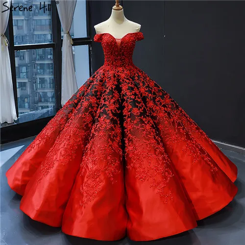 Черно-красное свадебное платье с жемчугом ручной работы, винтажные сексуальные свадебные платья с открытыми плечами, настоящая фотография, HM66842, на заказ - Цвет: black red