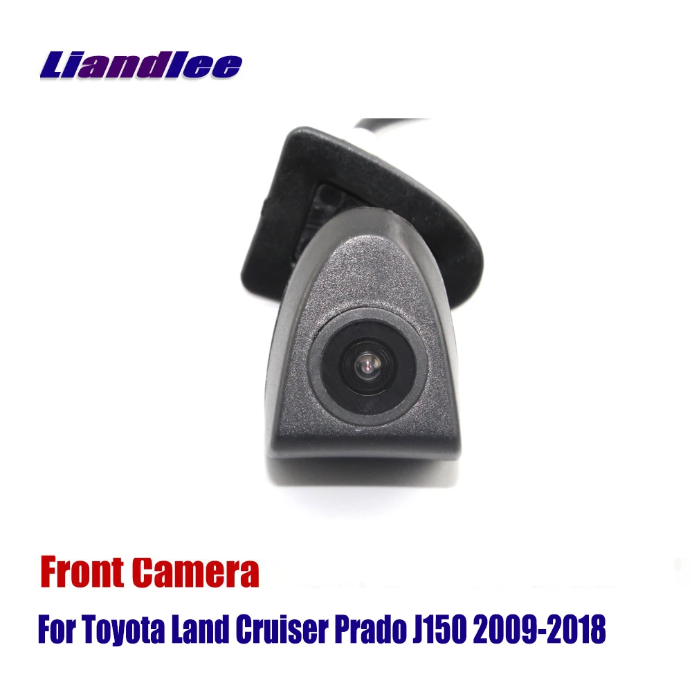 Liandlee Авто CAM автомобиль вид спереди Камера для Toyota Land Cruiser Prado J150 2009-2018 (не Обратный заднего парковка Камера)