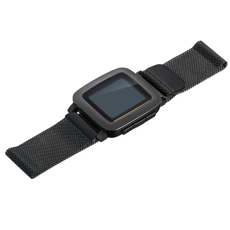 Universal Quick release 22MM Milanese Magnetic Loop Stainless Steel Band Strap Bracelet For Pebble Time H40 (12)