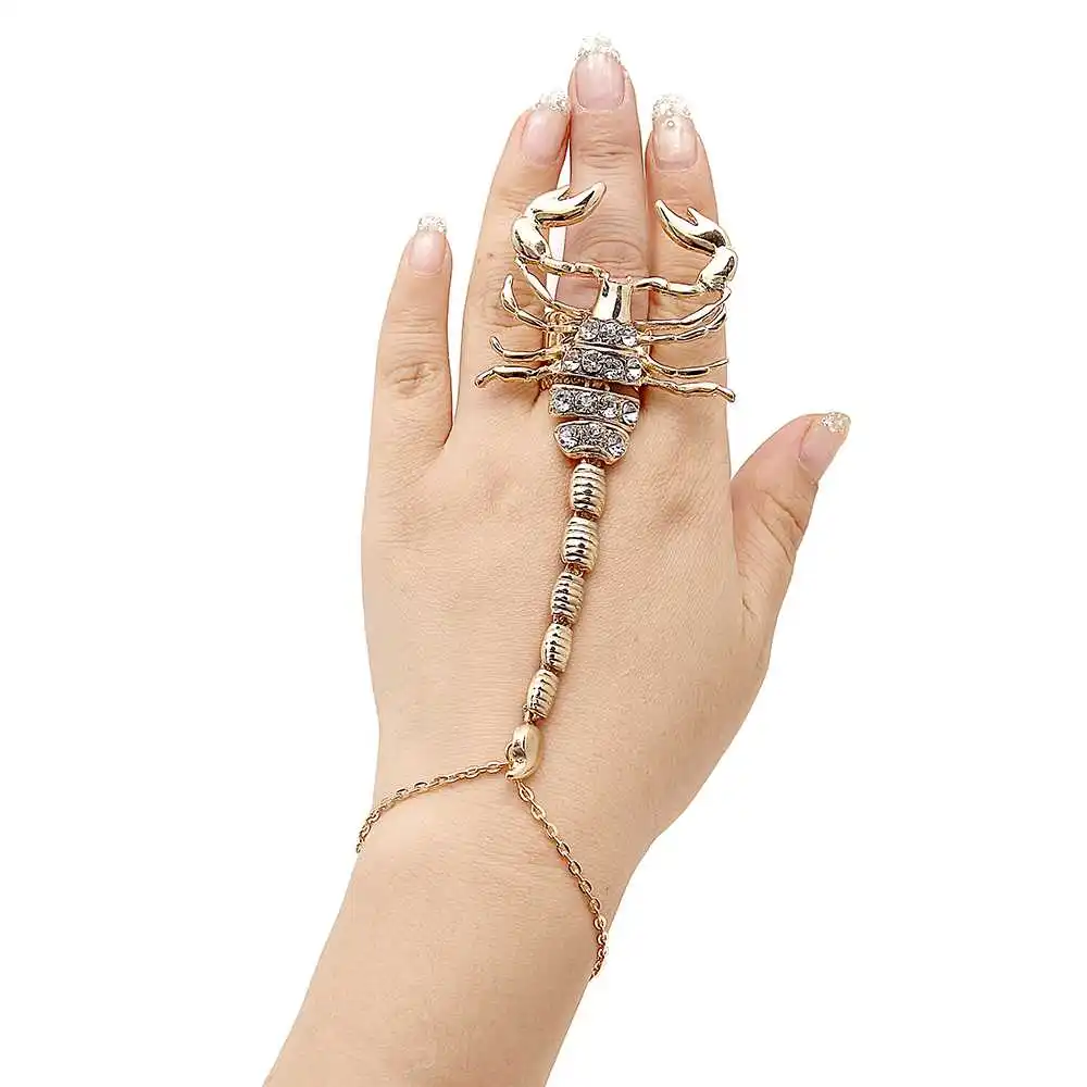 

high quality romantic party jewellry Bracelet Scorpion shape fashion trend party Ornament decorated with Mosaic crystal