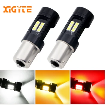 

2Pcs 1156 BA15S P21W LED BAU15S PY21W BAY15D LED Bulb 1157 P21/5W R5W 21pcs 3030SMD Auto Lamp Bulbs Car LED Light 12V - 24V