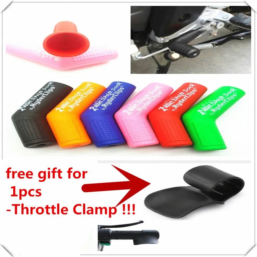 Motorcycle Sock red pitbike Gear Shift Shifter Shoe Case Cover for