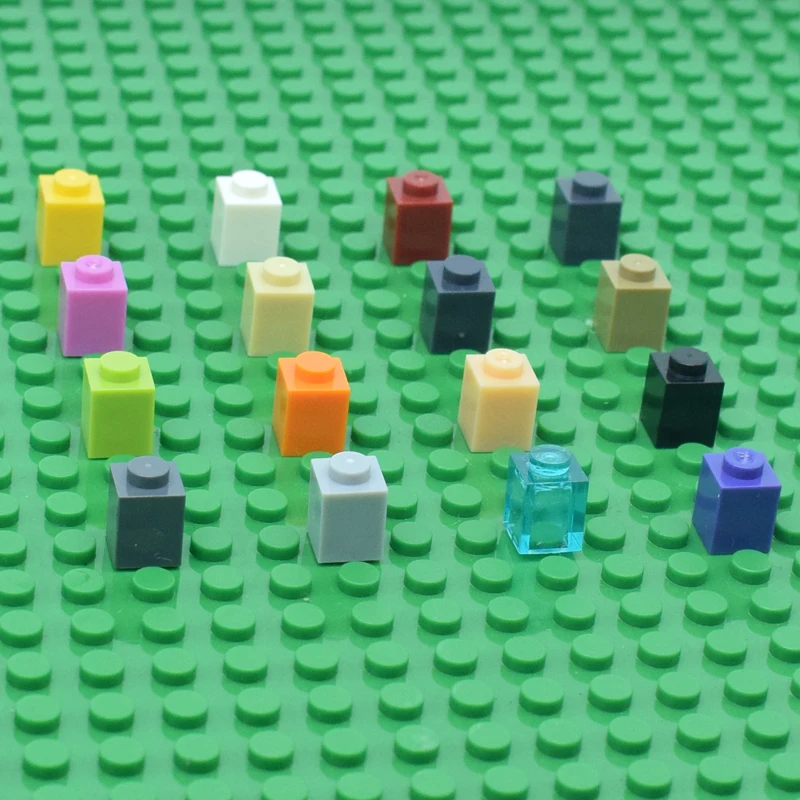 

Classic DIY Model Legoed Compatible Blocks Plastic Building Toys Bricks Parts 1X1 Learning Education Toys For Children 100pcs