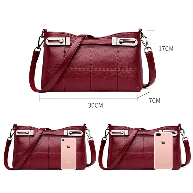 الفاخرة النساء جلد حقيبة حمل Crossbody حقائب للنساء 2018 مصمم حقائب عالية الجودة جديد الكتف حقيبة السيدات حقائب اليد كيس