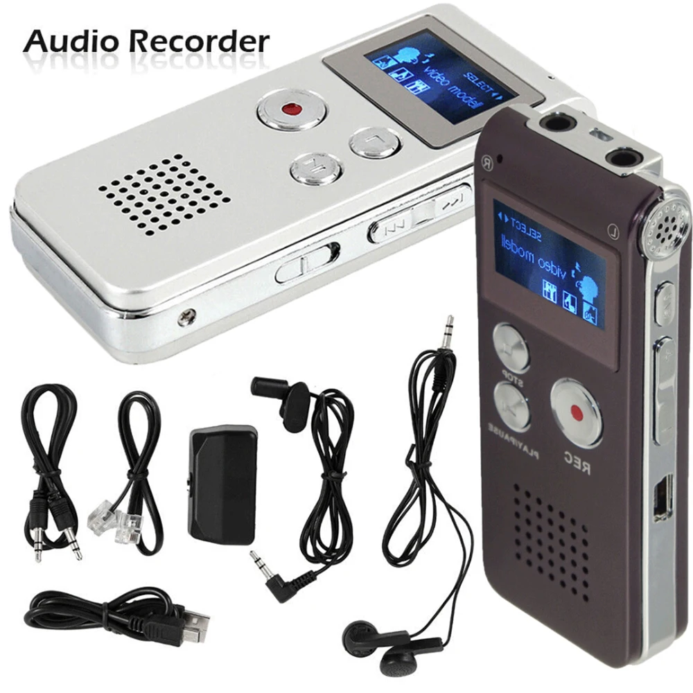 Voice Recorder Professional 30 Hours Dictaphone Digital Audio Recorder