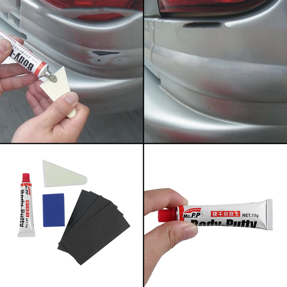 

1set 15g Auto Car Body Putty Scratch Filler Painting Pen Assistant Smooth Repair Tool scratch filler painting pen