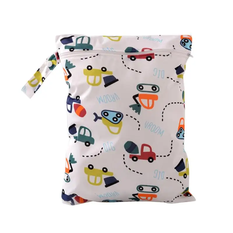 Baby Diaper Bags Character Print Changing Wet Bag Baby Cloth Diapers Heiß 