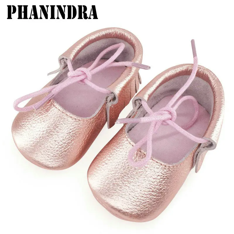 

2019 New born girl shoes Soft Bottom Fashion Tassels Baby Girl Shoes Moccasin Newborn leather First Walkers(0-24M) baby schoenen