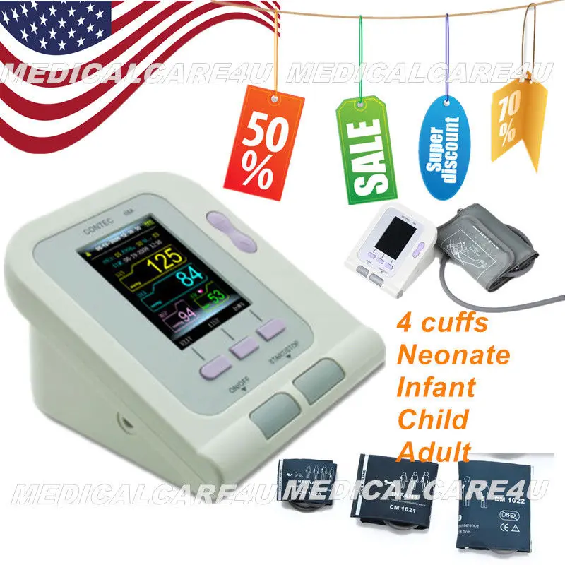 USA Seller CONTEC Digital Blood Pressure Monitor Adult/infant/child