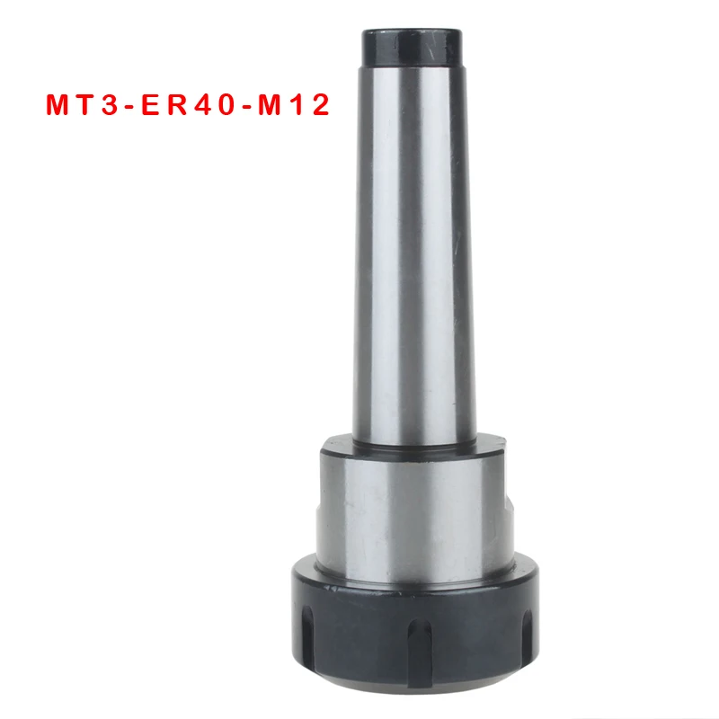 1PCS ER40 MT3 M12 collet chuck Morse taper Toolholder MT3 ER40 Drawbar