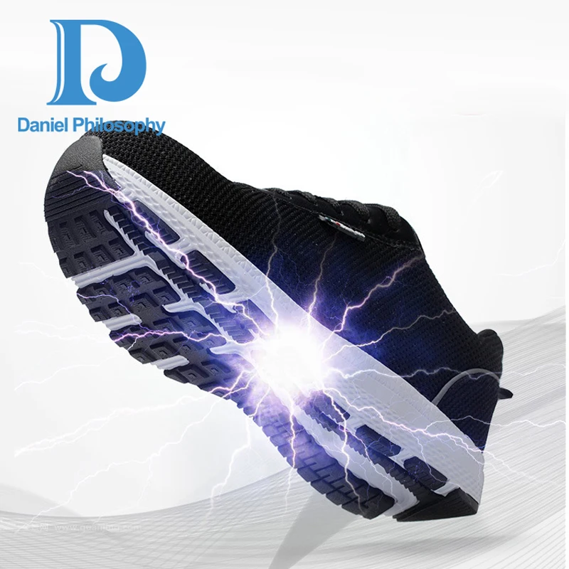Homens Segurança Anti Ocasional blue Trabalho Estática Leve Sneaker Reflexivo Black Lightweight Sapatos Do De Construção Lightweight Aço Respirável Biqueira rxFIqr