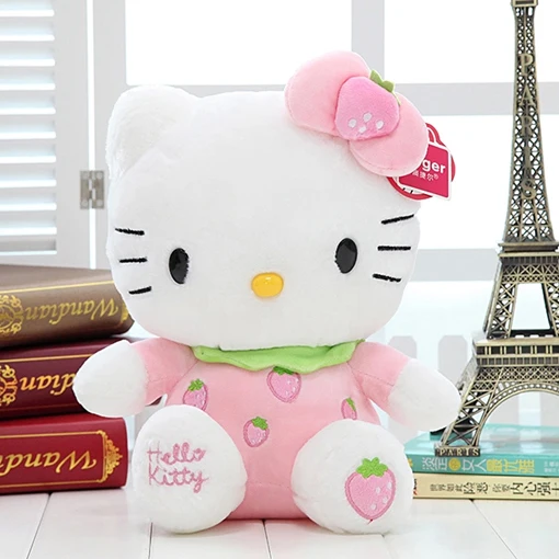 Клубника hello kitty кошка плюшевые игрушки, детские подарки, подарки подруге