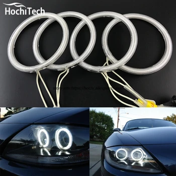 

for BMW Z4 E85 2002-2008 car styling 4pcs White Headlight Halo Rings CCFL Angel Eyes Light Kit daytime light DRL