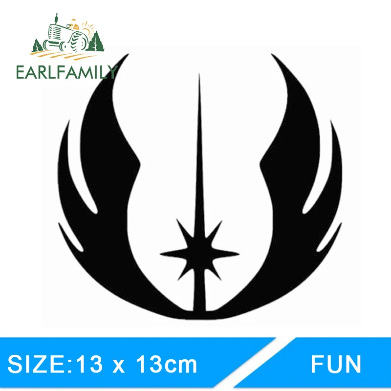 

EARLFAMILY 13cm X 13cm Star Wars Jedi Order Vinyl Decal Car Stickers Reflective Car Styling Motorcycle Car Decal Accessories