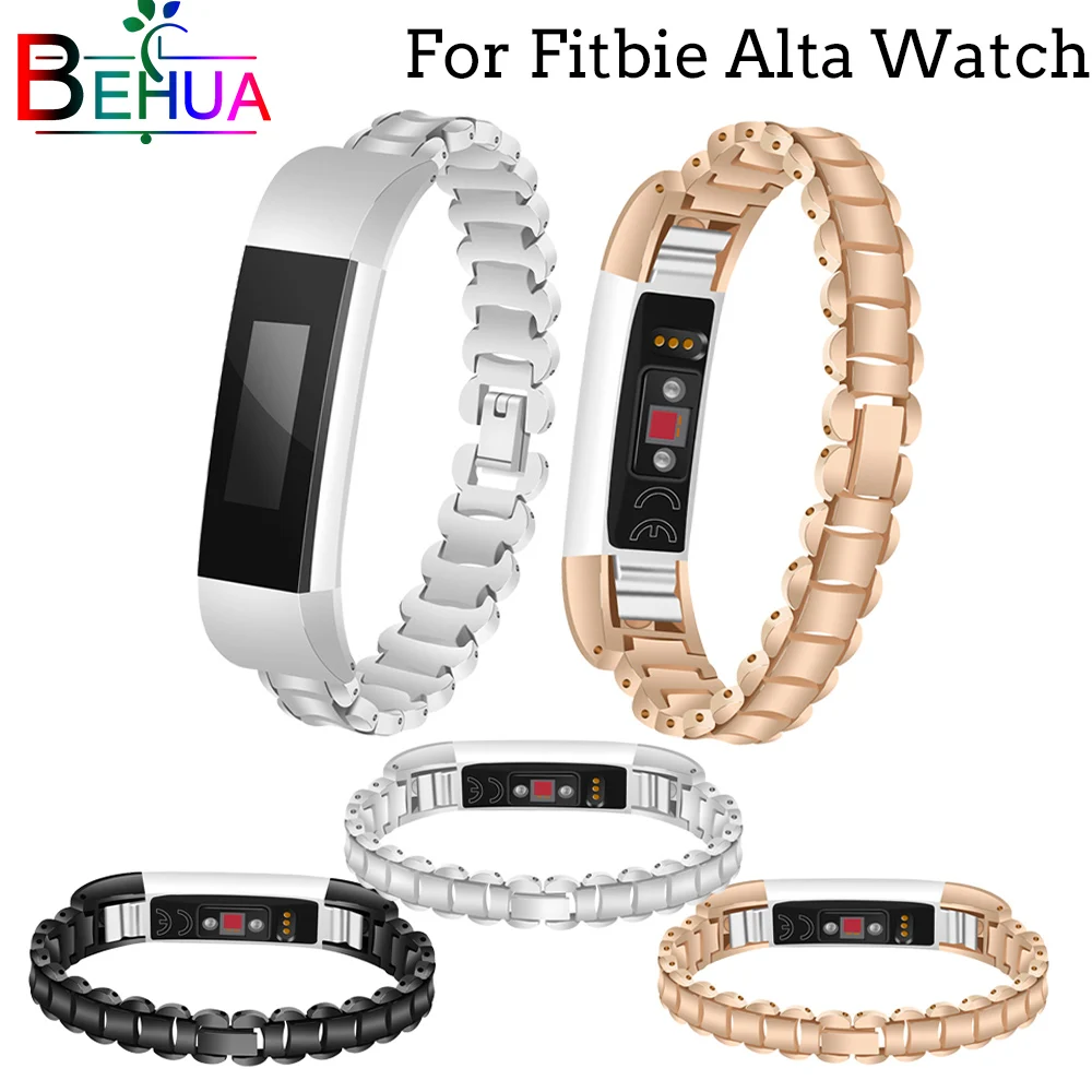 

High quality stainless steel luxury watchband for Fitbit Alta replace smart watch band for Fitbit Alta HR Wristband Bracelet