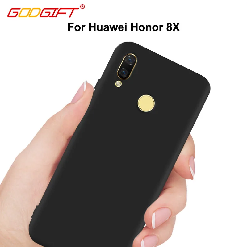 GodGift Huawei honor 8x 64gb 128gb case Luxury Matte Silicone Soft Cover For huawei phone Back |