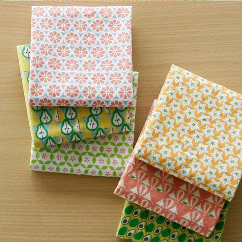 

Fabric Printed Linen Furinture Cover Fabric for Curtian Background Gloves DIY Handmade Sewing Linen Fabric for Bag 145 Cm