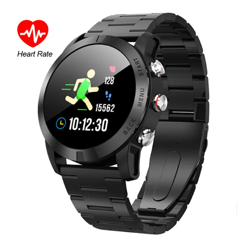 

Smart Watch Men IP68 Waterproof Clock Heart Rate Monitor Color LCD Fitness Tracker Smartwatch For IOS Android Huawei Phone