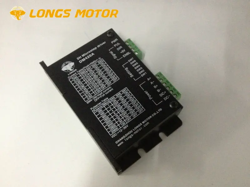 

EU Free shipping Stepper Motor Driver DM420A 12-36V 128micstepsfor Nema17 Stepper Motor 3D Printer